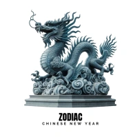 Chinese Snake Year 2025 Logo template