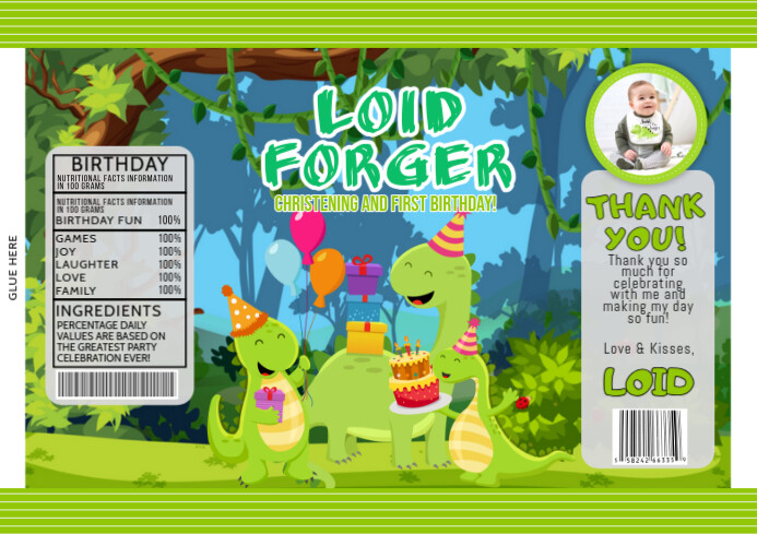 Chip Bag Template A4