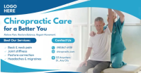Chiropractic Care ภาพที่แชร์บน Facebook template
