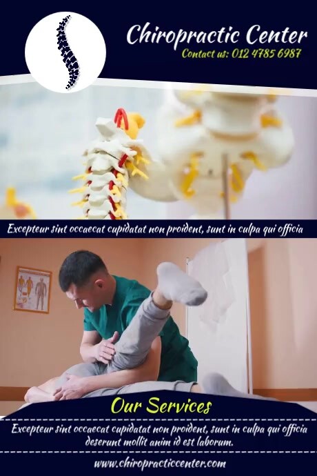 chiropractic Poster template