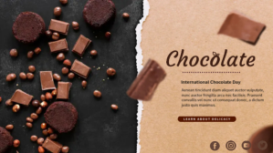 Castanho Chocolate Day Celebration Facebook-covervideo Template
