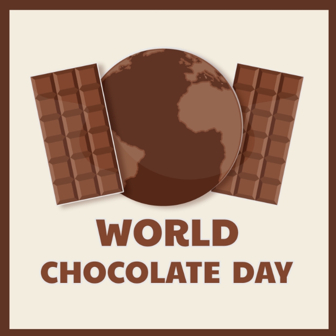 chocolate day Instagram Post template