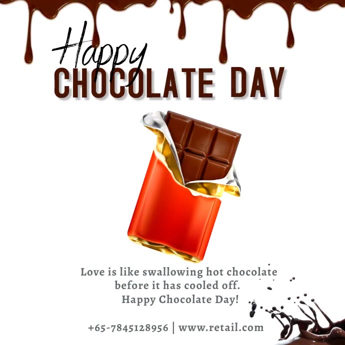 CHOCOLATE DAY Template | PosterMyWall