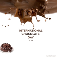 World chocolate day flyer template | PosterMyWall