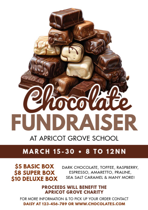 Chocolate Template | PosterMyWall