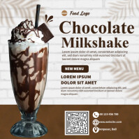 Milkshake Ads Template | PosterMyWall
