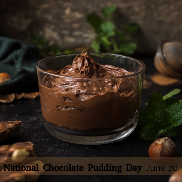 Plantilla de Chocolate Pudding Day | PosterMyWall