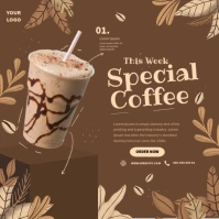 Chocolate Smoothie Quadrado (1:1) template