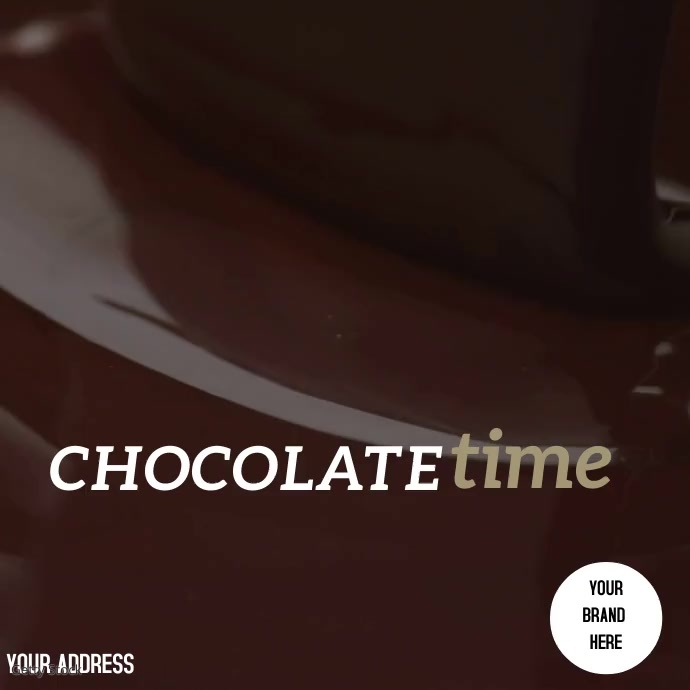 Copy of Chocolate time | PosterMyWall