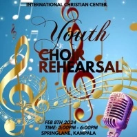 CHOIR REHEARSAL TEMPLATE Instagram Post