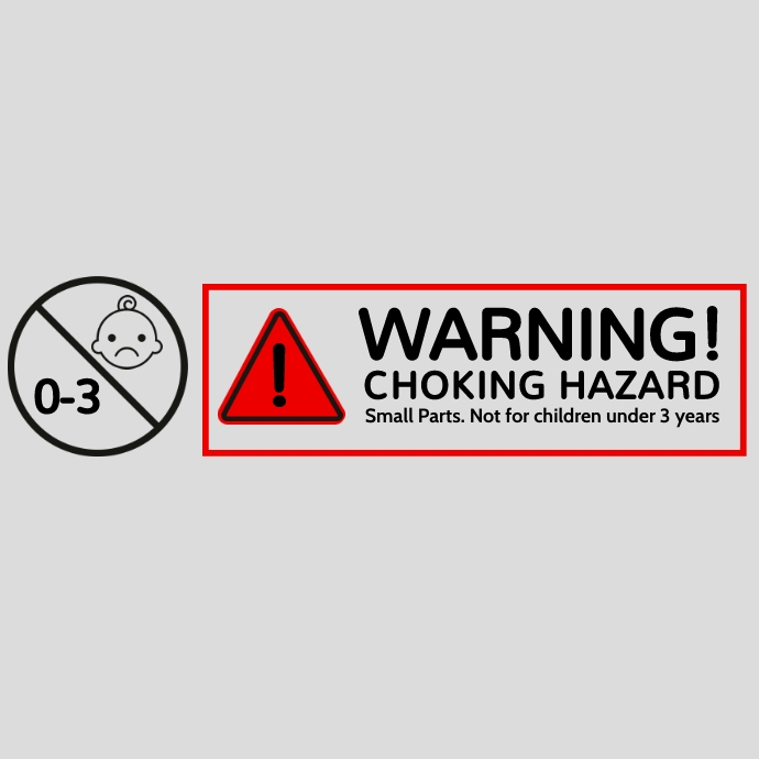 Choking Device. Sign Choking Hazard Sign Template | PosterMyWall