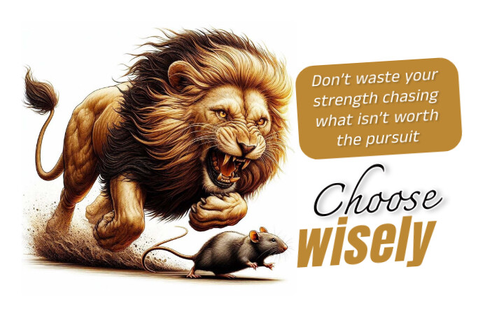Choose wisely Poster template
