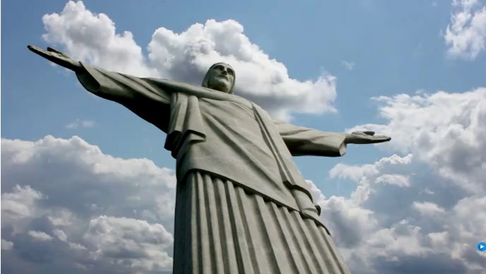 christ the redeemer in brazill YouTube Thumbnail template