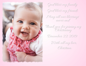 60 Christening Customizable Design Templates Postermywall