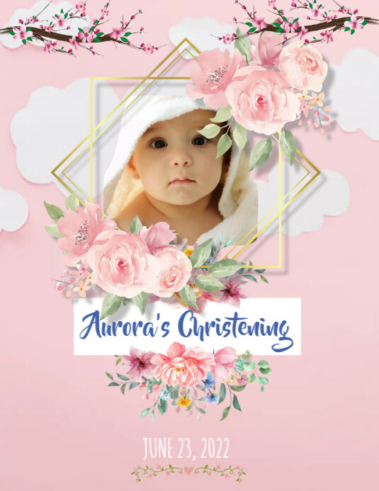 CHRISTENING FLYER TEMPLATE.E
