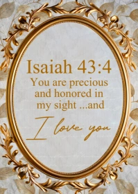 Christian Faith Based Quote A6 template