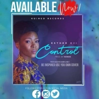 CHRISTIAN GOSPEL ALBUM LAUNCH AD TEMPLATE Cuadrado (1:1)
