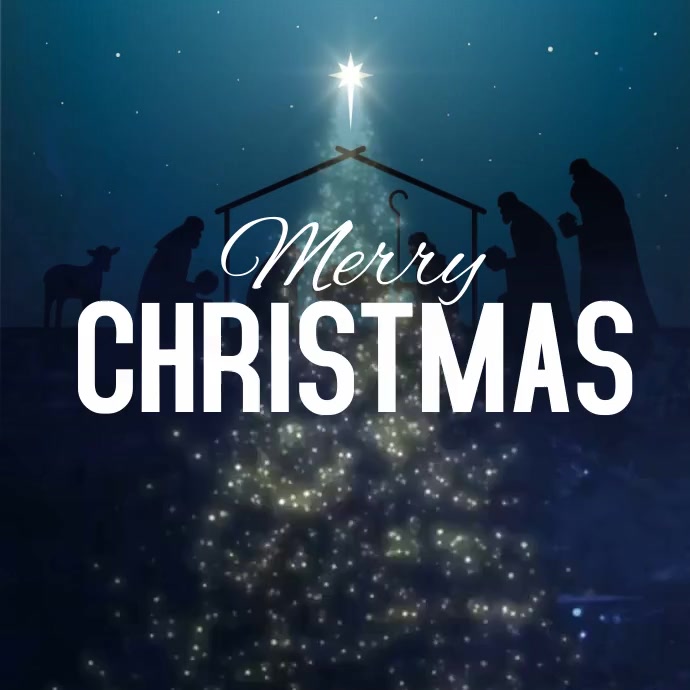 christian-manger-merry-christmas-card-online-template-postermywall for Christian Greeting Cards Free Printable CHRISTIAN MANGER merry christmas card online Template | PosterMyWall for Christian Greeting Cards Free Printable