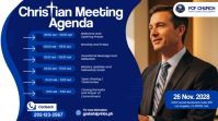 Christian Meeting Agenda Thumbnail template
