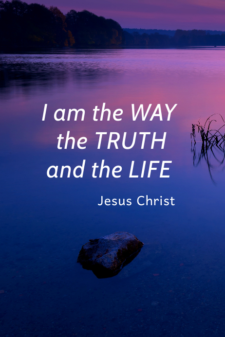 Christian Message Poster template