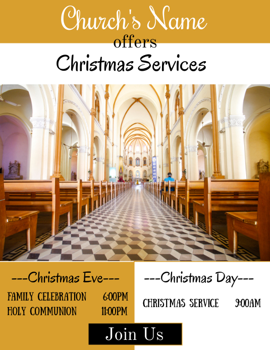 Christmas, Church Template | PosterMyWall