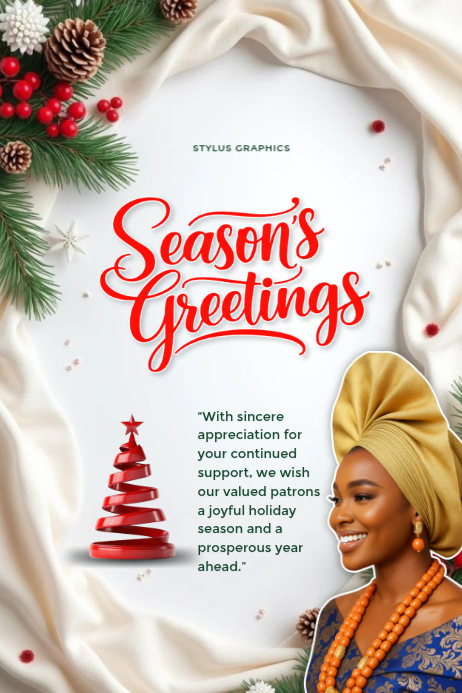 Season's Greetings Posters Template | PosterMyWall
