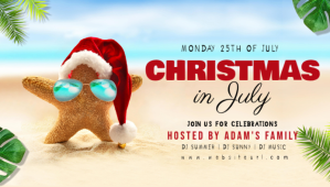 Christmas,Christmas in july Blog Header template