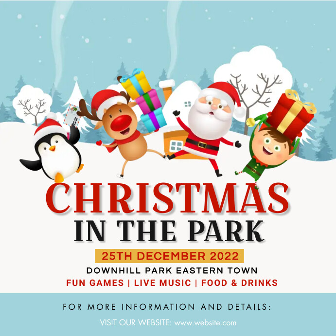 Christmas,Christmas retail,event Square (1:1) template