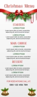 Christmas,Christmas retail,menu Letter ครึ่งหน้า template