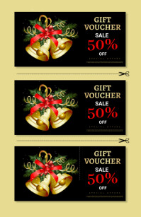raffle,Christmas voucher,Christmas coupon Tabloid template