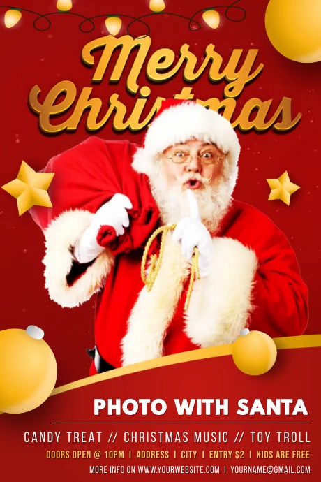 Christmas, Merry Christmas, Poster template