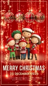 Christmas,Christmas party,event, 2025 Digital Display (9:16) template