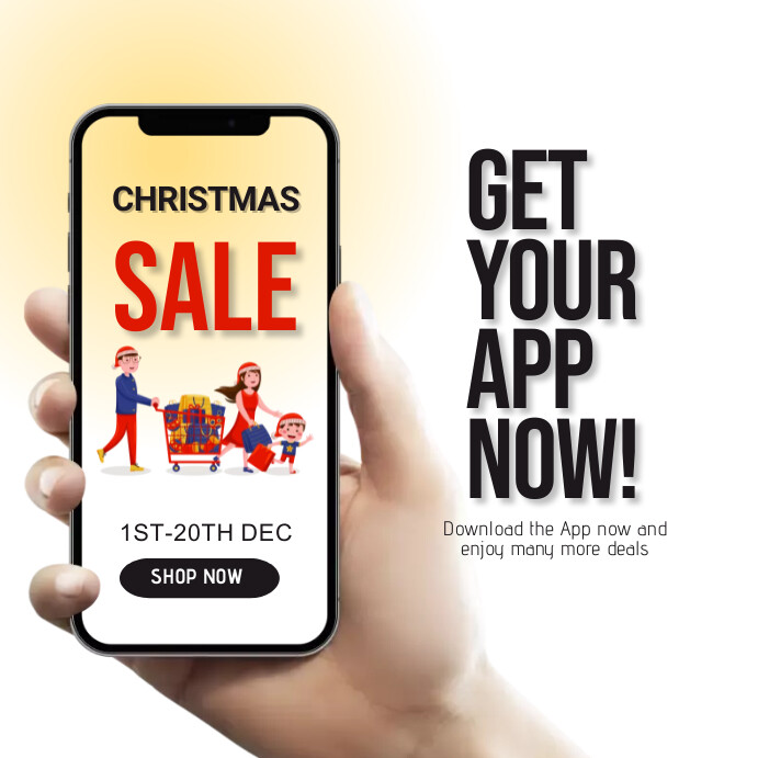 Christmas,Christmas retail,event (1) Square (1:1) template