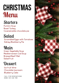 Christmas,Christmas retail,menu A1 template