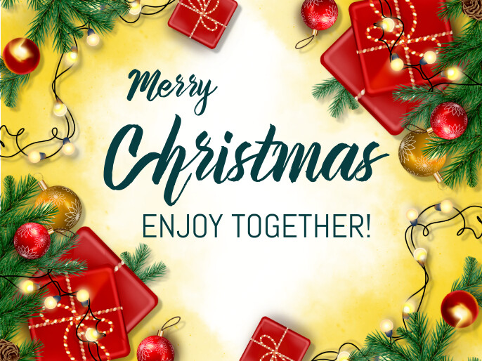 Christmas,merry christmas,event Prezentacja template