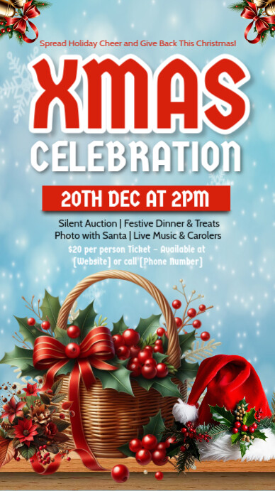 Christmas sale,hello christmas,event,sale Instagram Story template