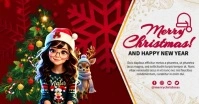 Christmas & Happy Newyear Facebook Shared Image template