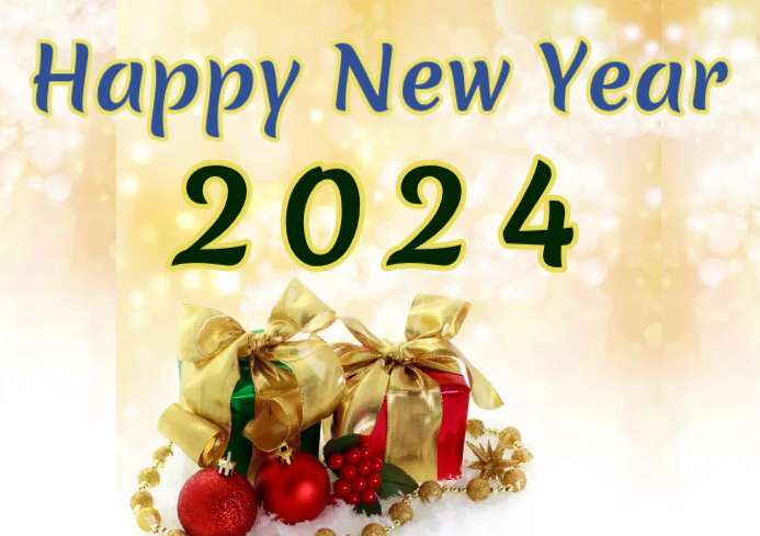 Christmas &amp; new year wish 23 a4 Template | PosterMyWall