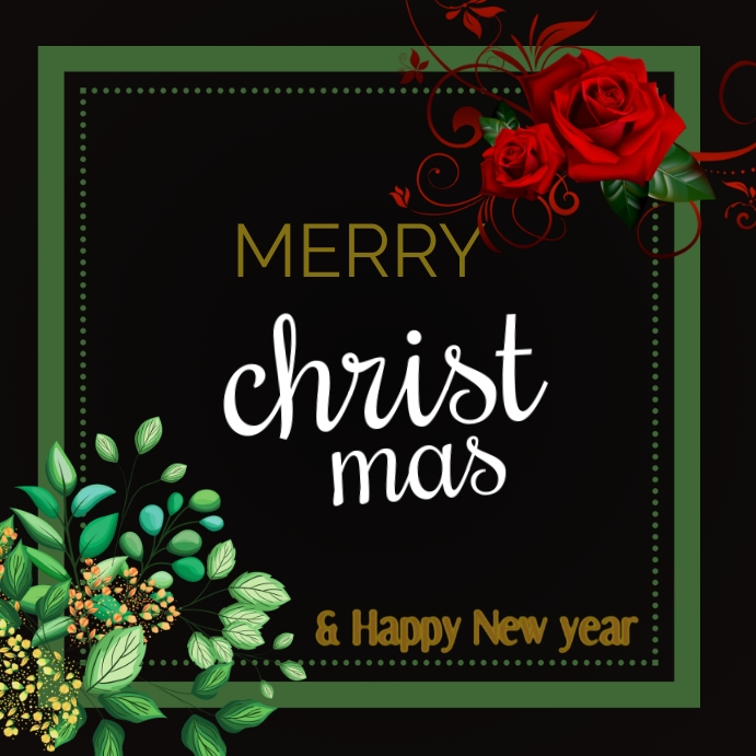 Christmas (1) Square (1:1) template