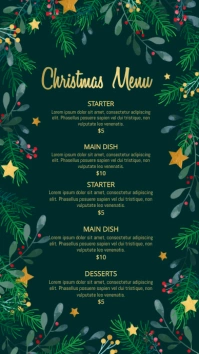 Christmas ,Christmas menu Umbukiso Wedijithali (9:16) template