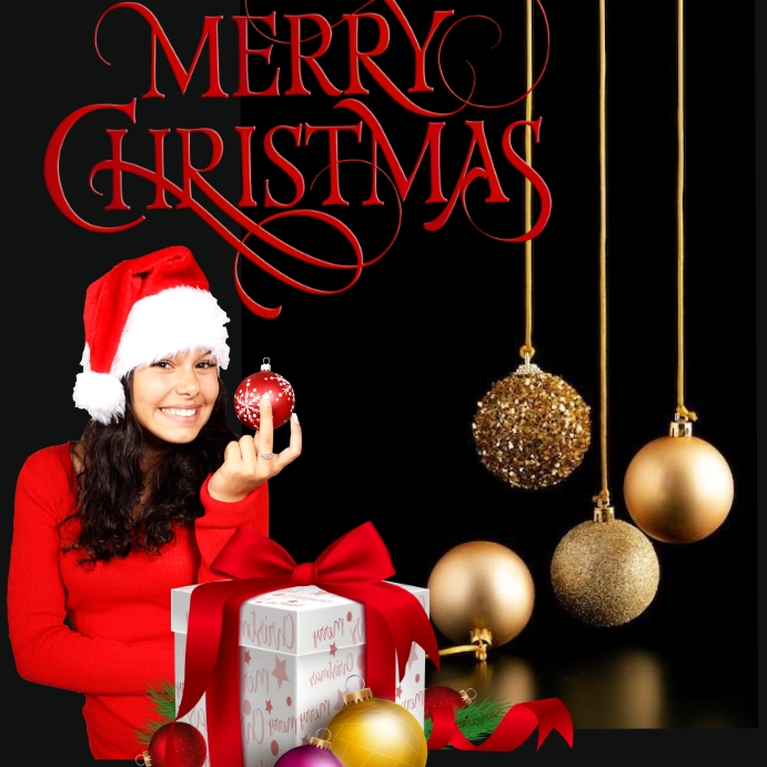 Christmas (1) Square (1:1) template