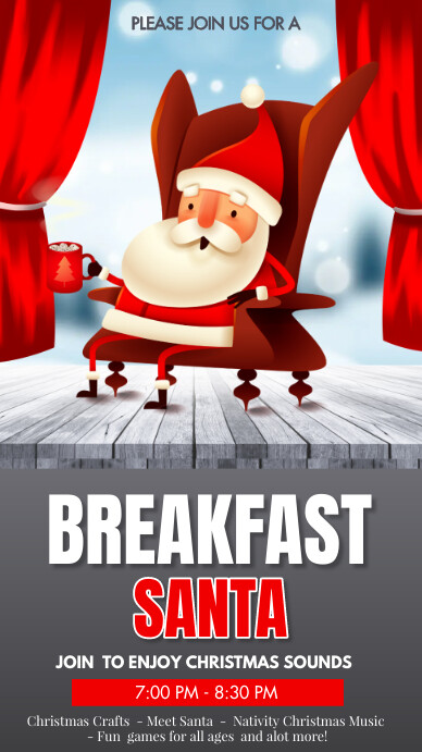 Christmas ,Christmas carols Instagram Story template