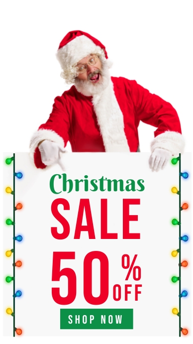 christmas ad Digital Display (9:16) template