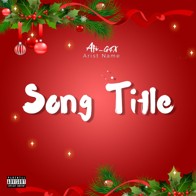 Christmas Album Cover Template PosterMyWall