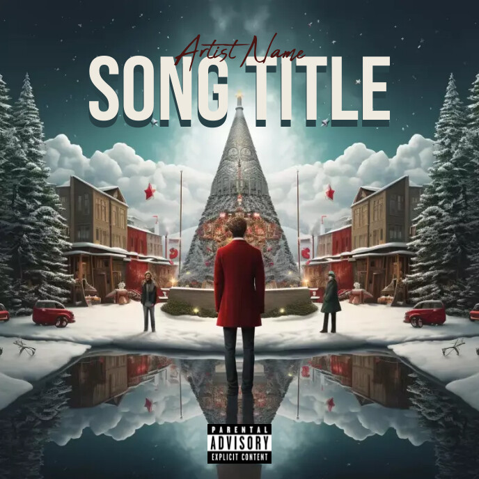 Smas Gift Rapper Cover Christmas Album cover mixtape art trap rap Template | PosterMyWall