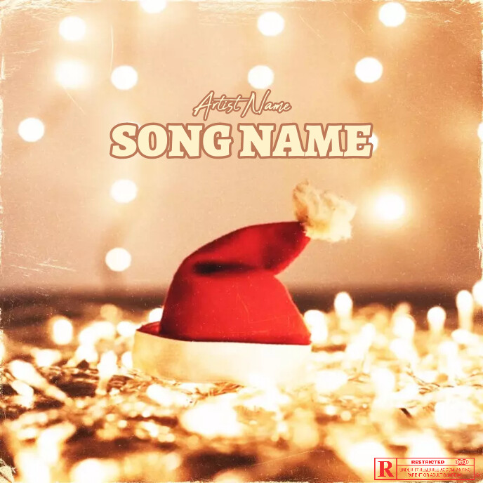 Smas Gift Rapper Cover Christmas Album Cover music art mixtape rap Template | PosterMyWall