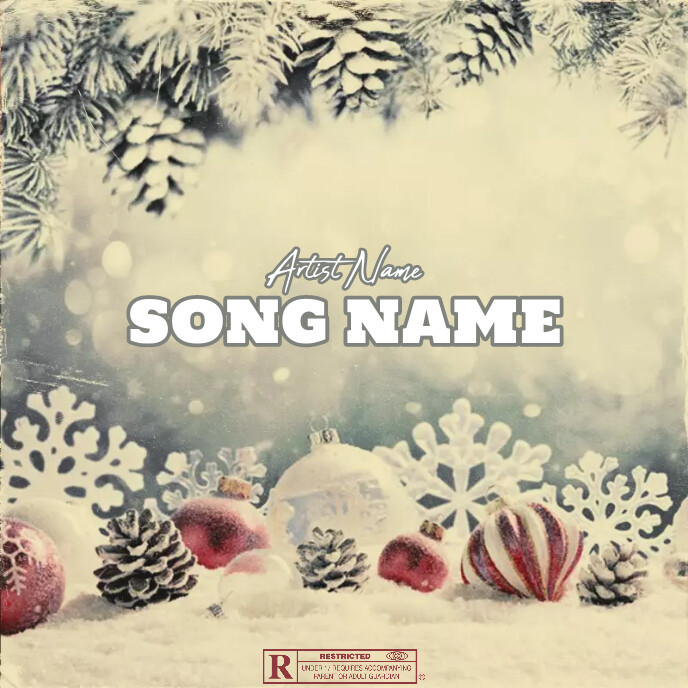 Smas Gift Rapper Cover Christmas Album Cover music art mixtape rap Template | PosterMyWall