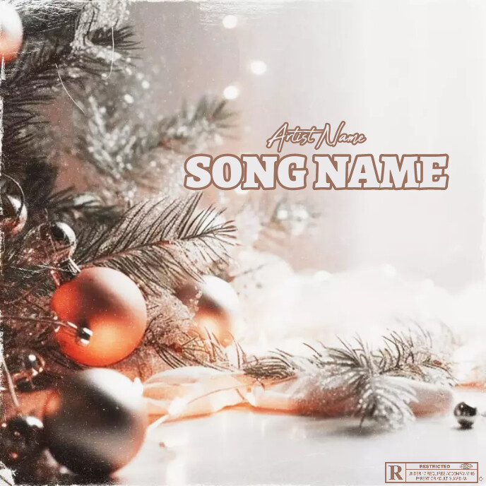 Smas Gift Rapper Cover Christmas Album Cover music art mixtape rap Template | PosterMyWall