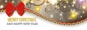 christmas and new year cards Tumblr Banner template