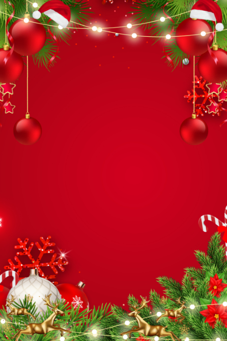 Christmas background template Poster